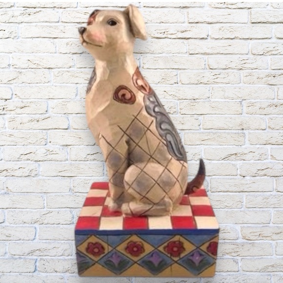 Jim Shore Other - Jim Shore Terry Pitbull Terrier Dog Figurine 2005